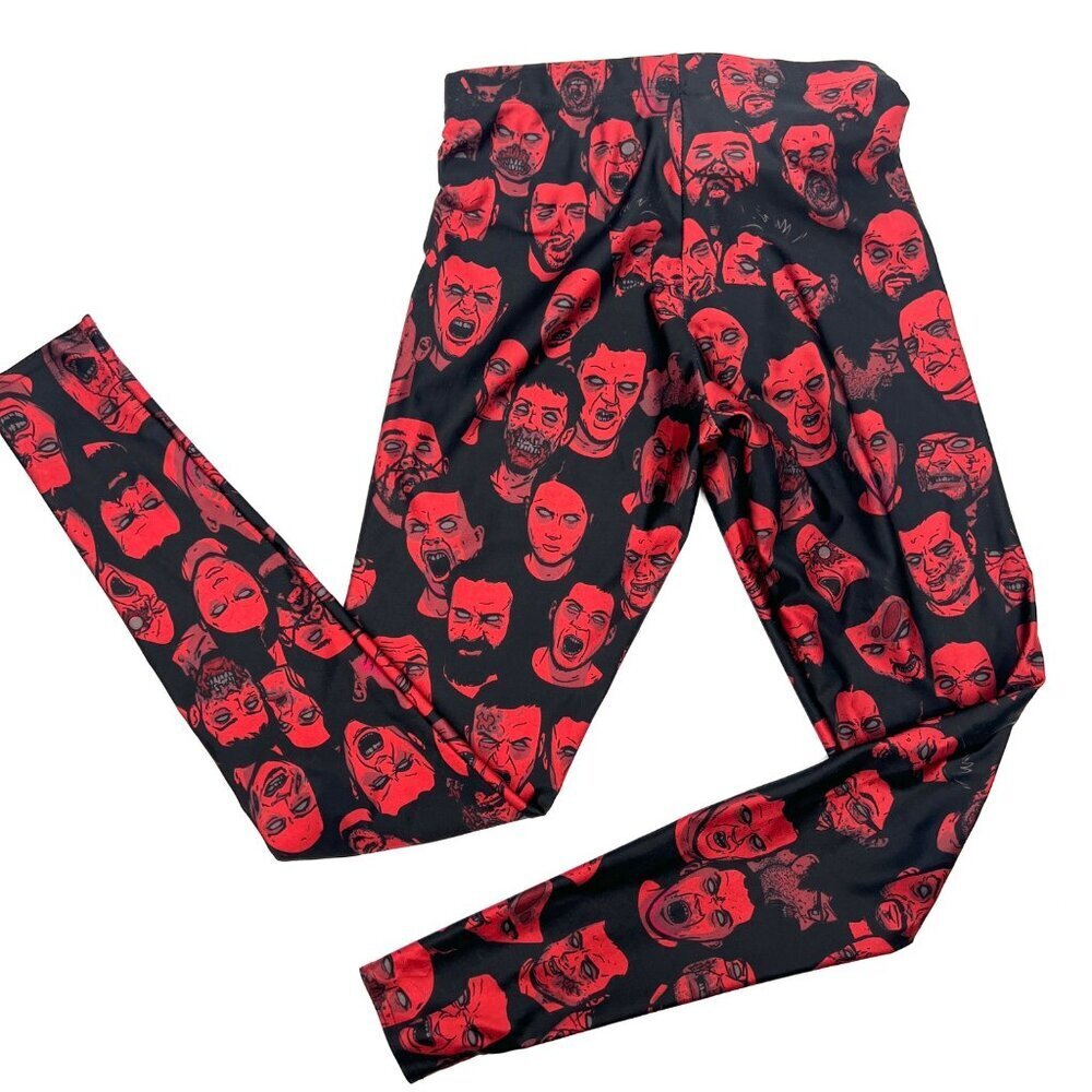 BlackMilk Zombie Red Leggings Limited Edition Halloween‎ Gruesome Size S